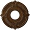 Ekena Millwork Attica Ceiling Medallion (Fits Canopies up to 3 1/2"), 12 3/4"OD x 4"ID x 1/2"P, Root Beer Crackle CM12ATRBC - alternate 1